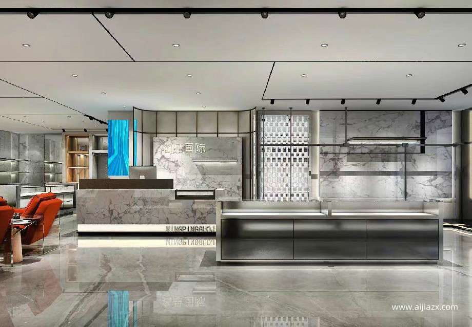 航空港區(qū)200平米服裝店設計效果圖