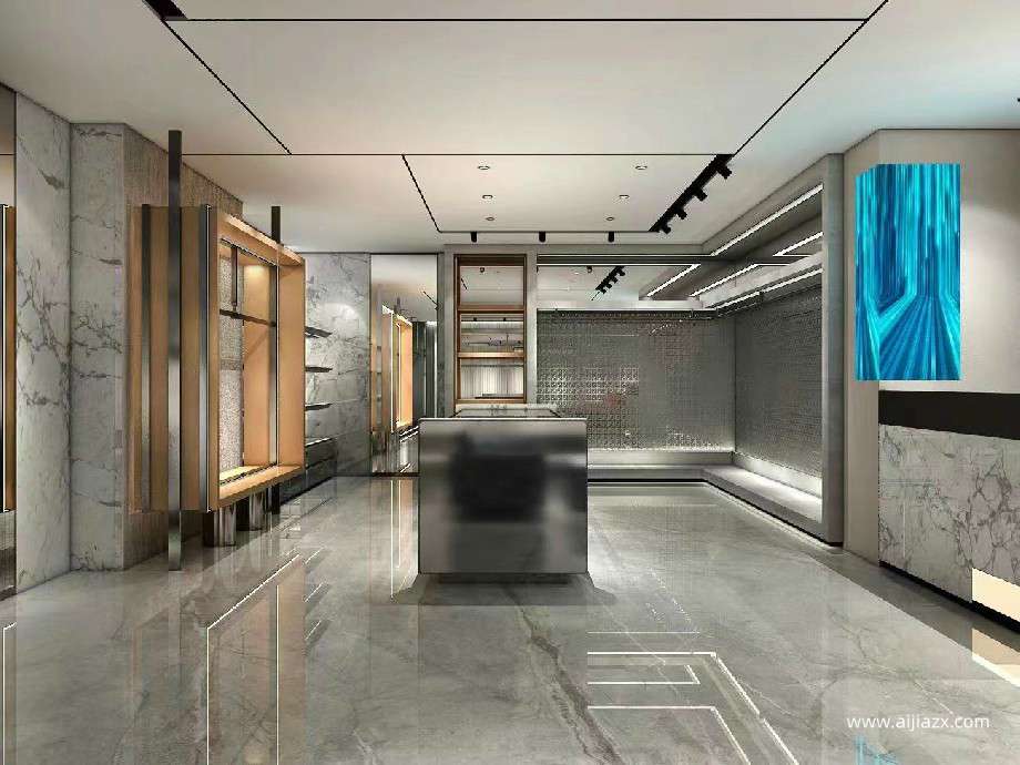航空港區(qū)200平米服裝店設計效果圖