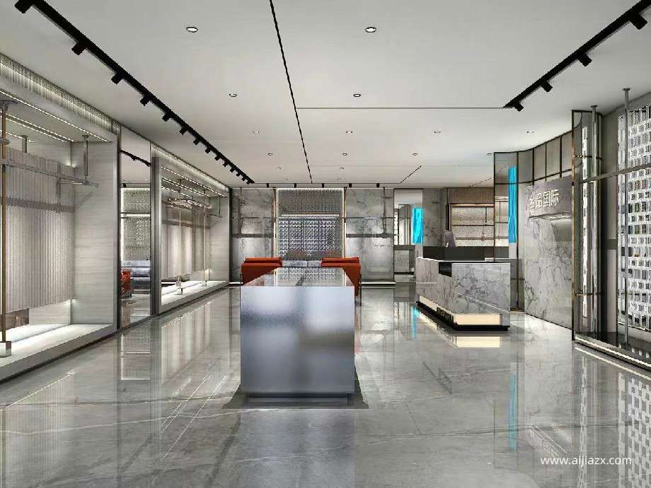 航空港區(qū)200平米服裝店設計效果圖