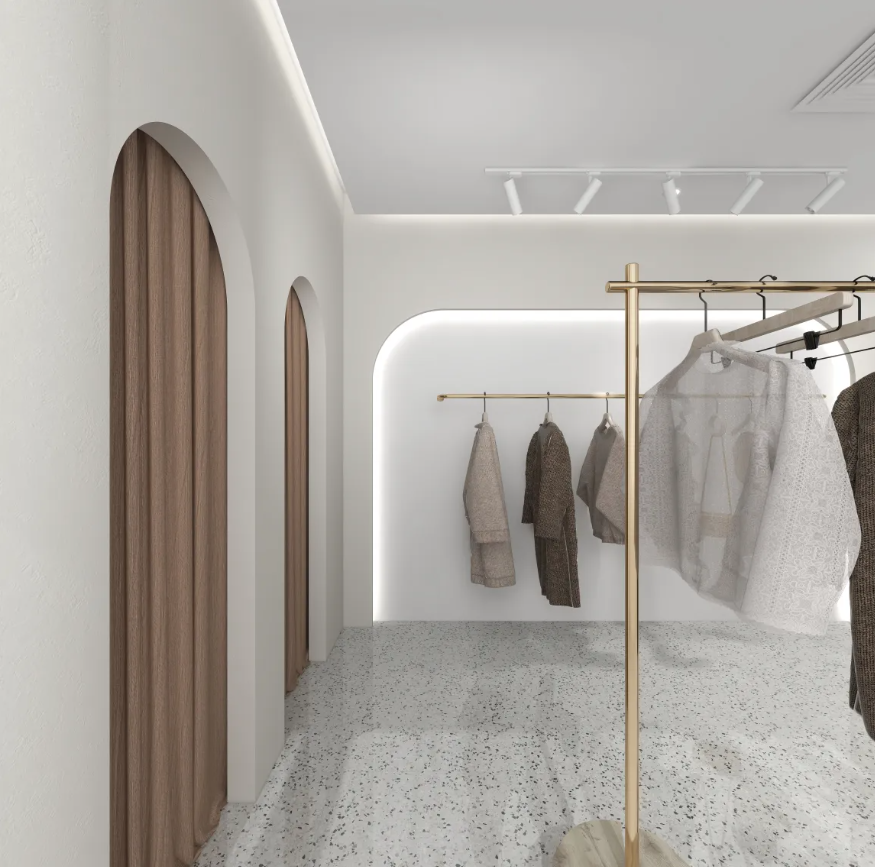 115㎡現(xiàn)代簡約服裝店設(shè)計(jì)裝修