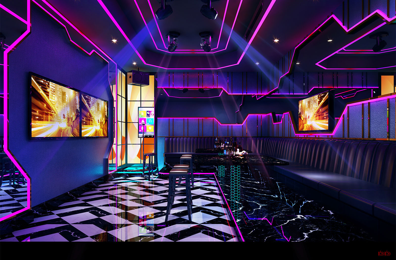 洛陽450平米KTV裝修設(shè)計效果圖