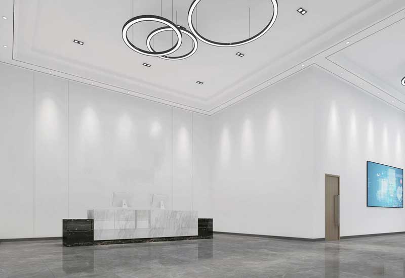 智能科技公司辦公室裝修設(shè)計效果圖