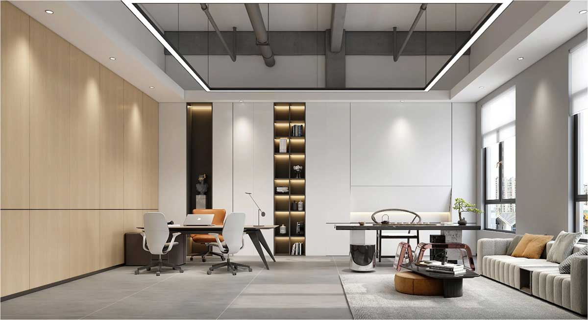 鄭州總經(jīng)理辦公室設(shè)計(jì)布局及裝修注意事項(xiàng)
