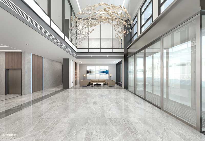 焦作寫字樓大堂設(shè)計(jì)效果圖
