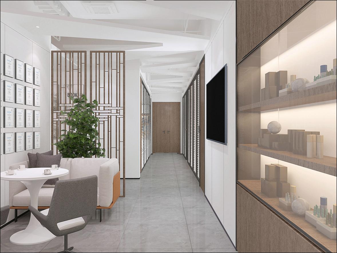 鄭州中原區(qū)辦公室裝修設(shè)計效果圖