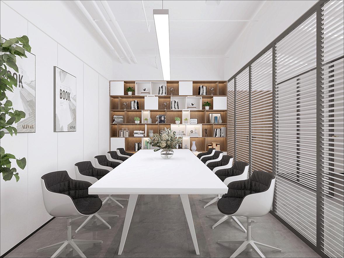 鄭州中原區(qū)辦公室裝修設(shè)計效果圖