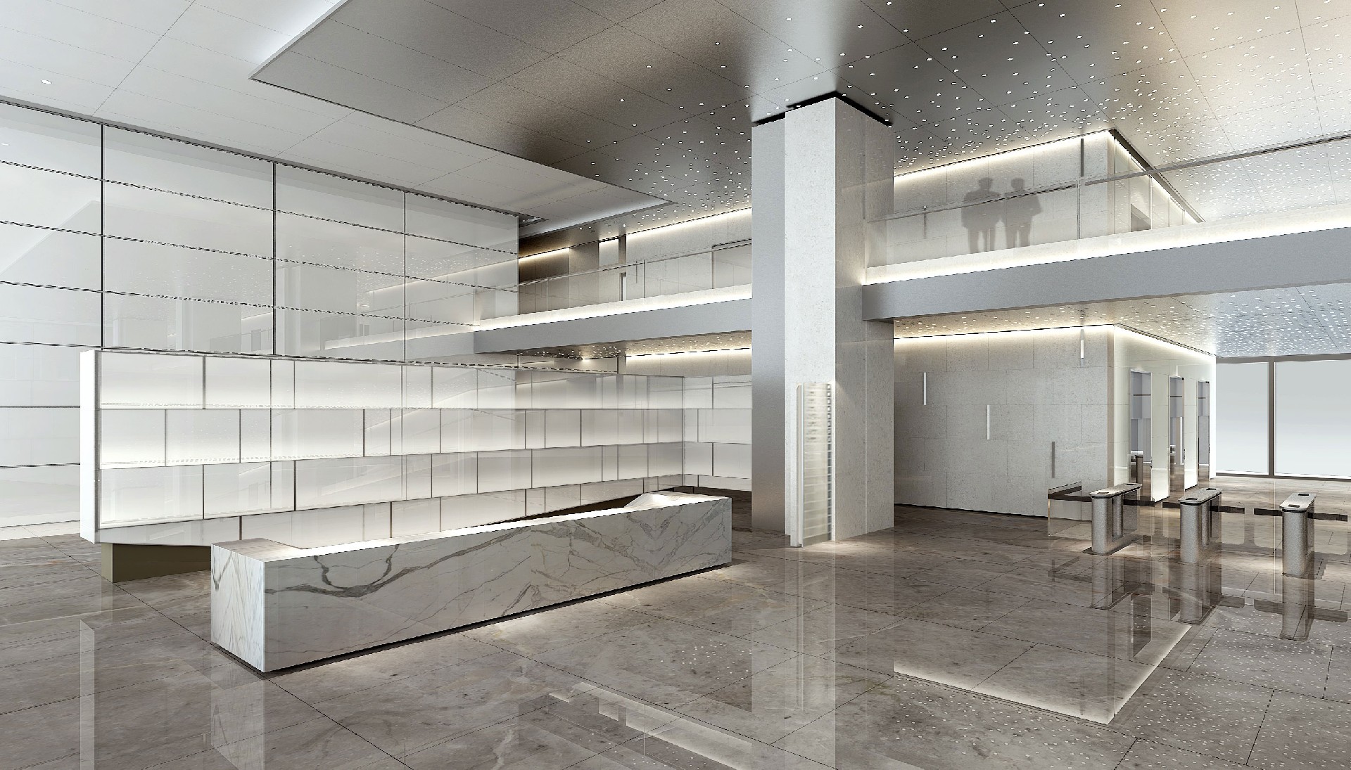 新鄉(xiāng)機械公司辦公樓裝修設計案例