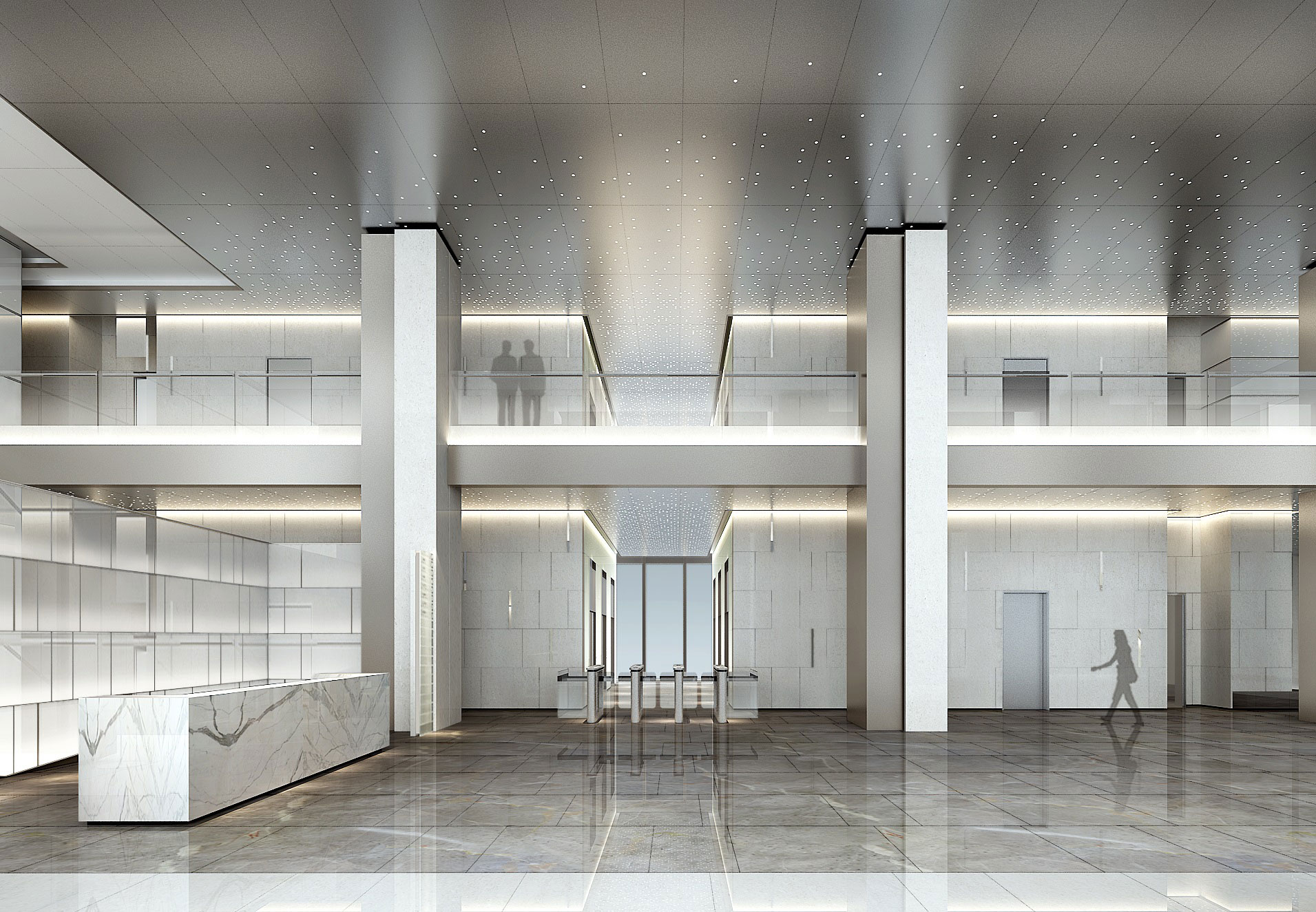 新鄉(xiāng)機械公司辦公樓裝修設計案例