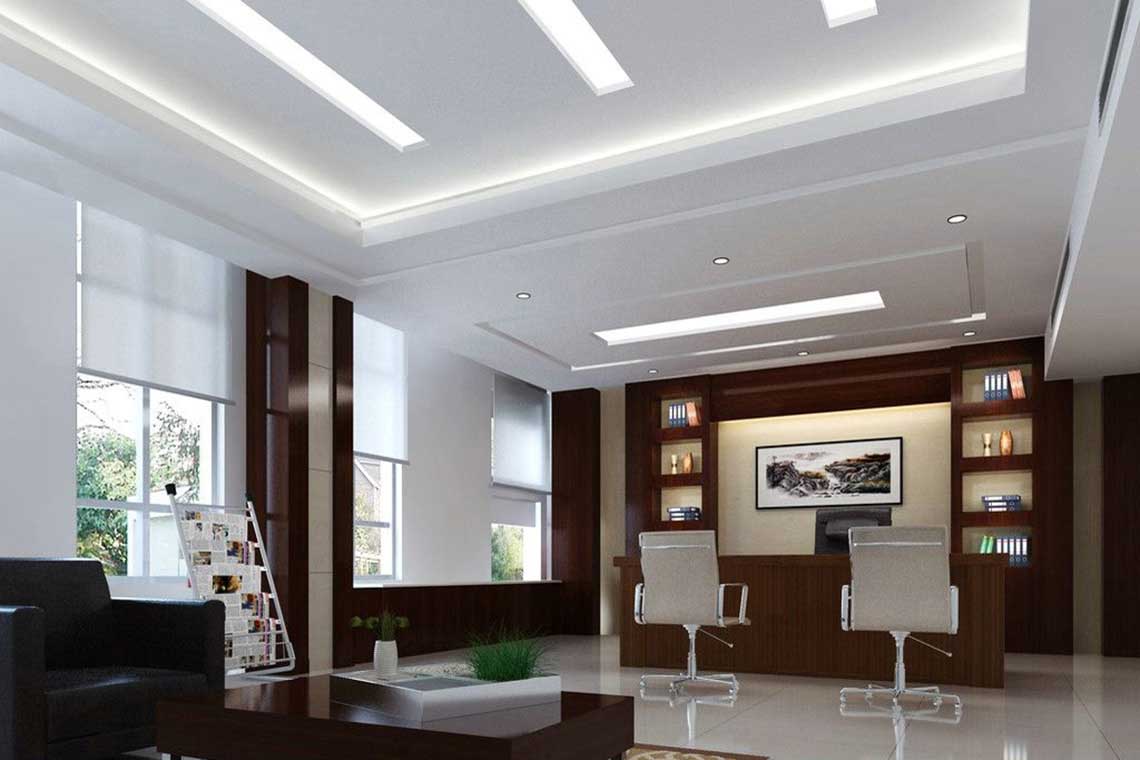 老板辦公室設(shè)計效果圖-老板辦公室裝修圖集