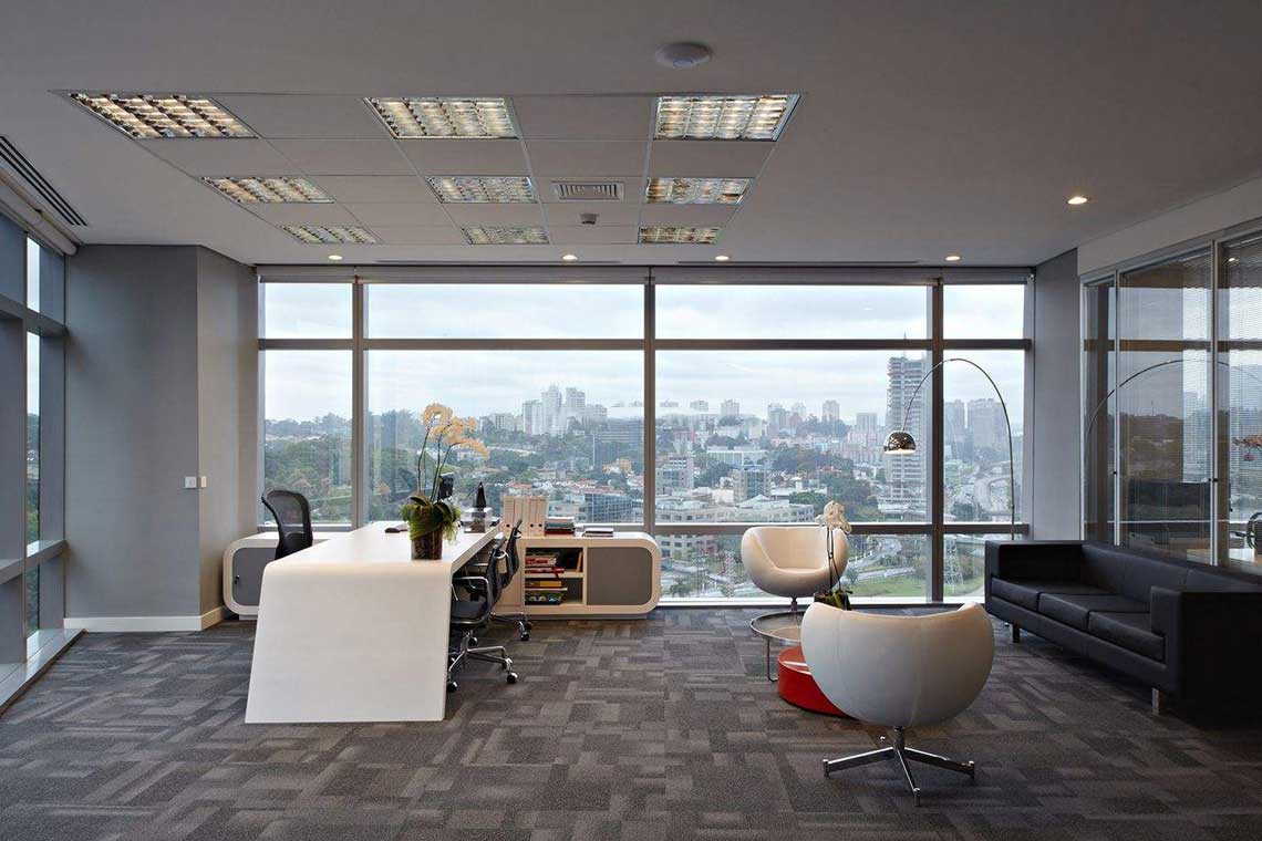 老板辦公室設(shè)計效果圖-老板辦公室裝修圖集