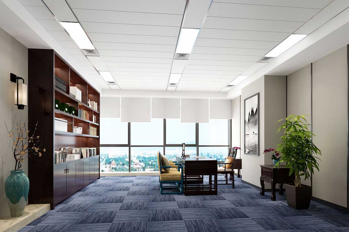 老板辦公室設(shè)計效果圖-老板辦公室裝修圖集