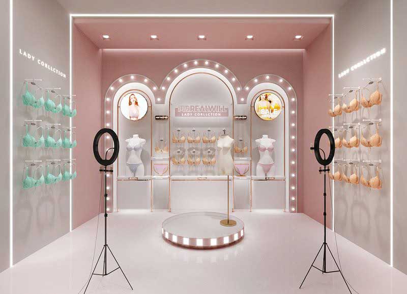 鄭州二七區(qū)帶貨直播間設(shè)計裝修效果圖