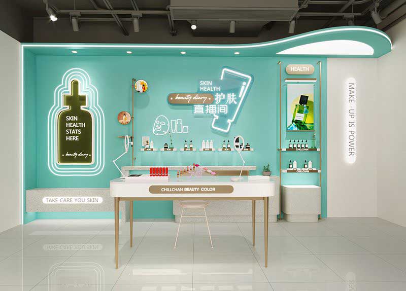 鄭州二七區(qū)帶貨直播間設(shè)計裝修效果圖