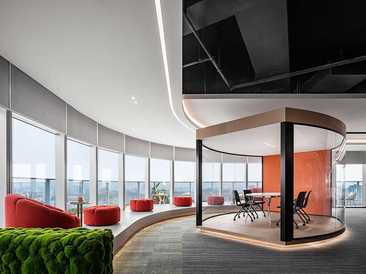 800平米鄭州寫字樓裝修設(shè)計效果圖