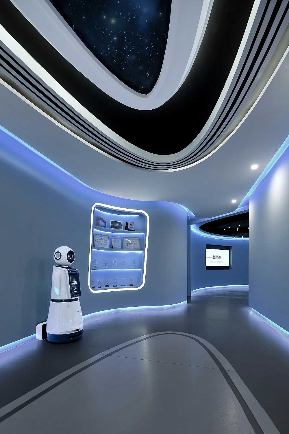 760平米鄭州企業(yè)智慧科技展廳設計效果圖