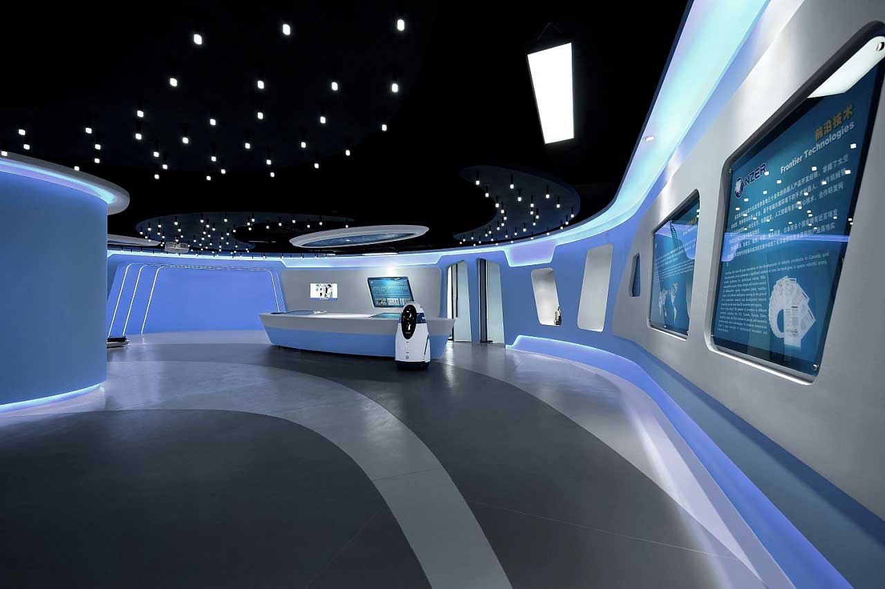 760平米鄭州企業(yè)智慧科技展廳設計效果圖