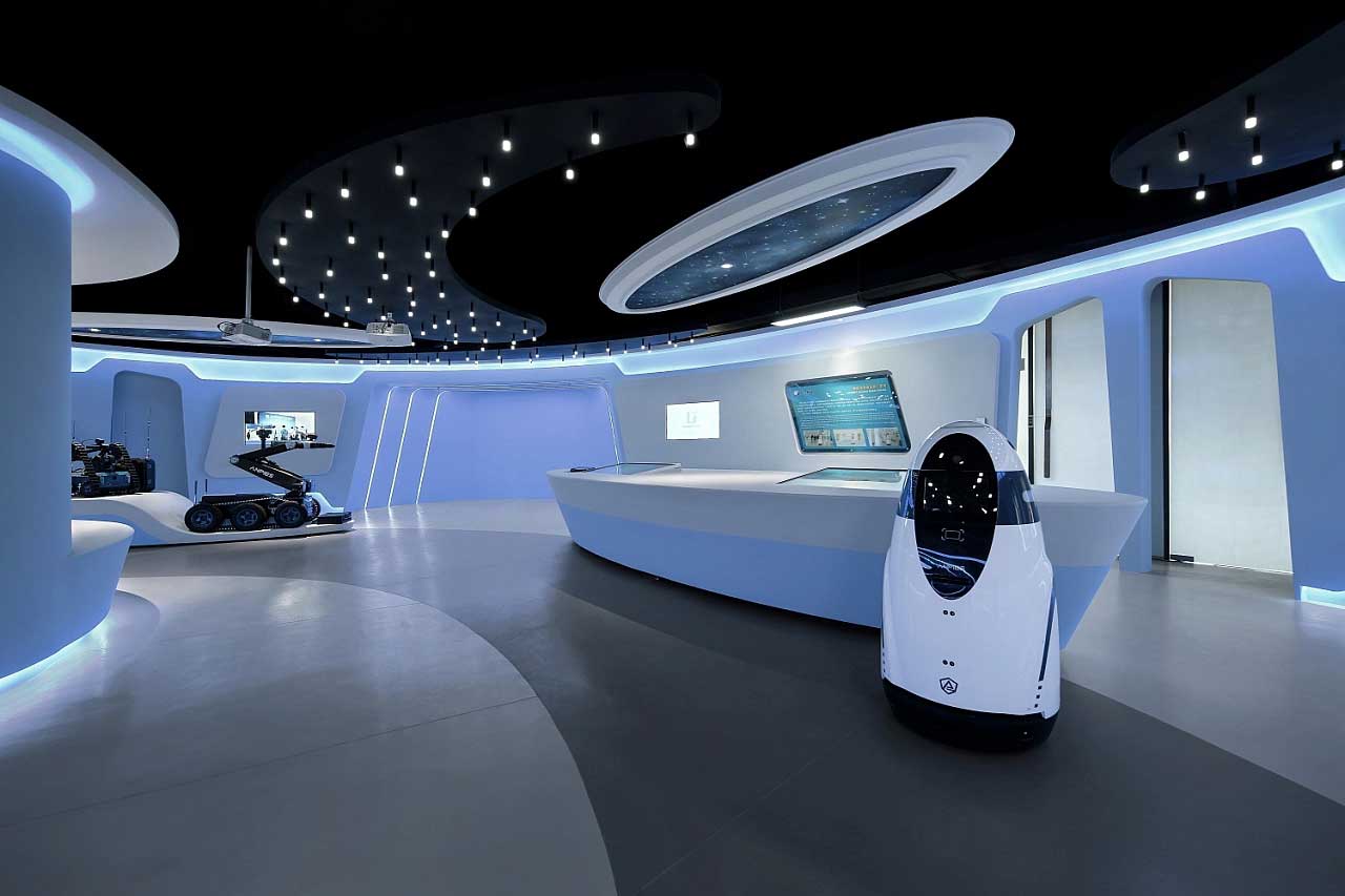 760平米鄭州企業(yè)智慧科技展廳設計效果圖