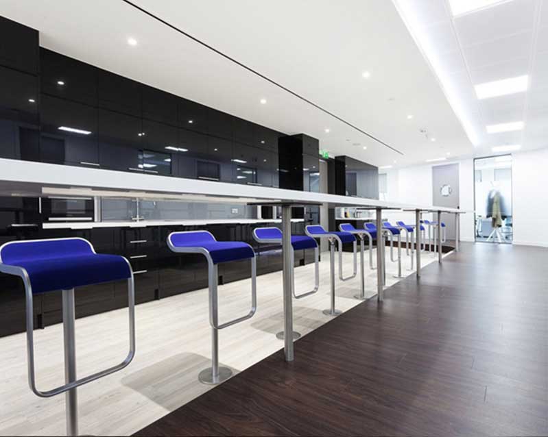 現(xiàn)代簡約800平米辦公室裝修設(shè)計效果圖