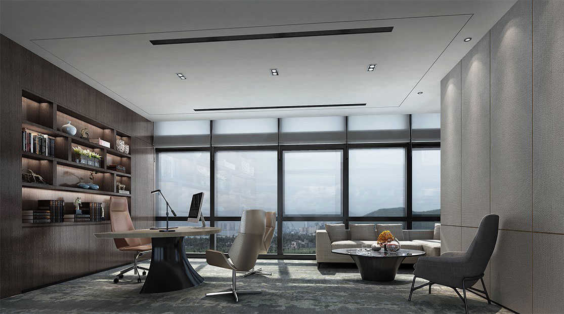 450平米辦公室設(shè)計裝修施工效果圖