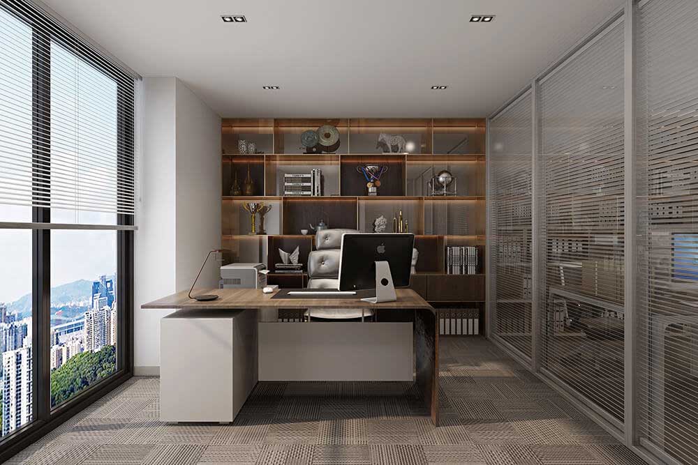 600平米國企辦公室裝修效果圖-600平米國企辦公空間設(shè)計