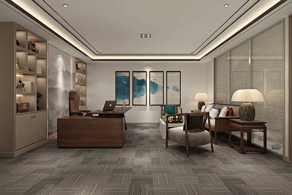 600平米國企辦公室裝修效果圖-600平米國企辦公空間設(shè)計