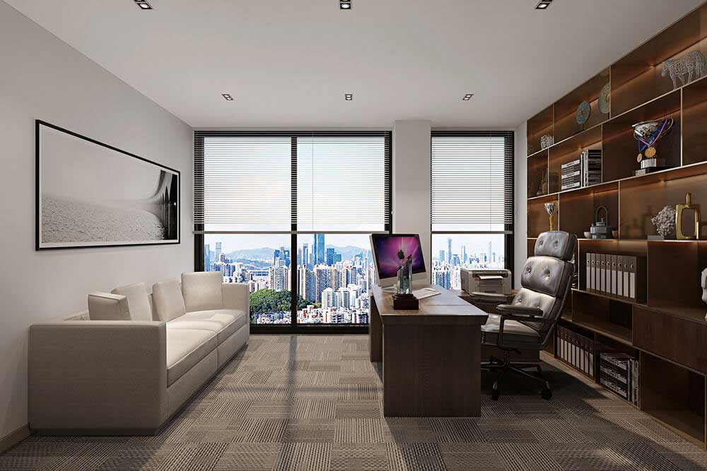 600平米國企辦公室裝修效果圖-600平米國企辦公空間設(shè)計