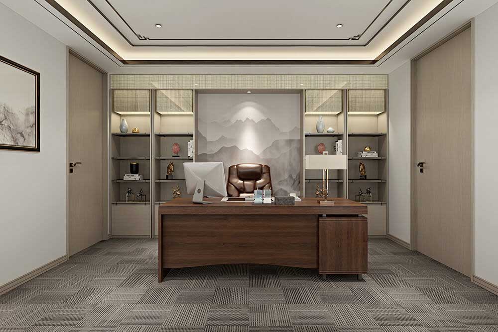 600平米國企辦公室裝修效果圖-600平米國企辦公空間設(shè)計