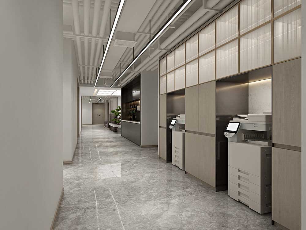 600平米國企辦公室裝修效果圖-600平米國企辦公空間設(shè)計