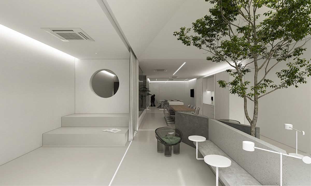 簡(jiǎn)約辦公空間設(shè)計(jì)-鄭州辦公室裝修效果圖