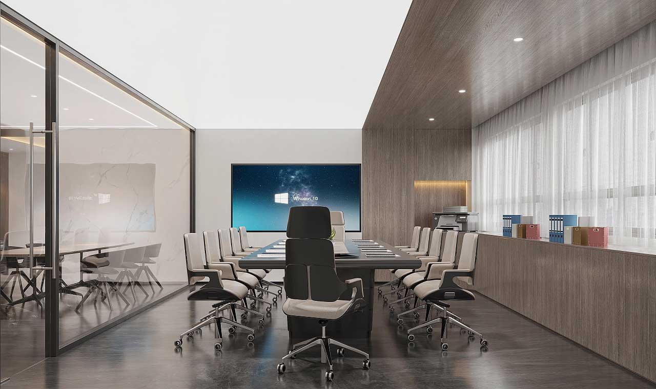 鄭州辦公室設(shè)計-辦公室裝修施工效果圖
