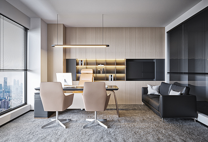 鄭州產(chǎn)業(yè)園區(qū)辦公室裝修設(shè)計效果圖