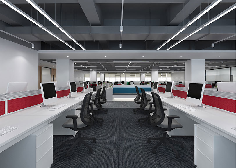 700平米科技公司辦公室裝修設(shè)計(jì)效果圖