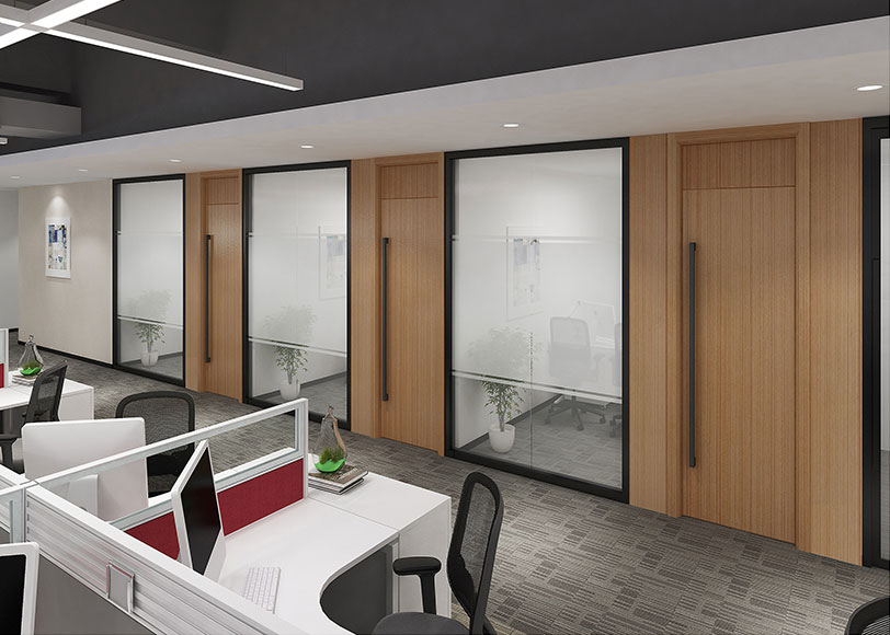 700平米科技公司辦公室裝修設(shè)計(jì)效果圖