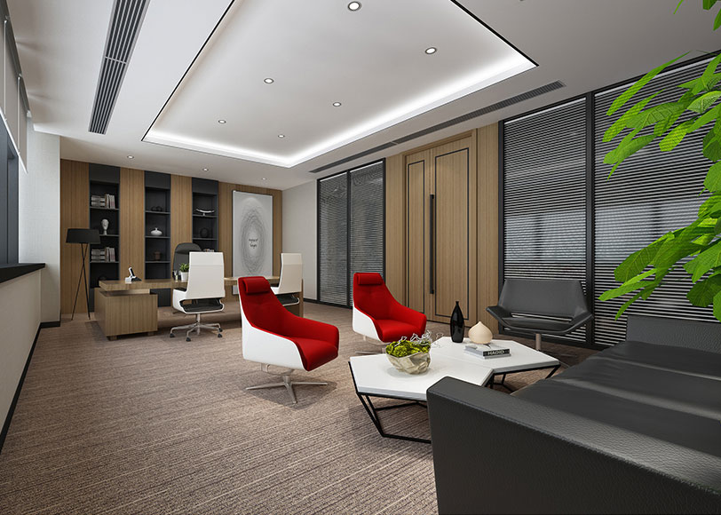 700平米科技公司辦公室裝修設(shè)計(jì)效果圖