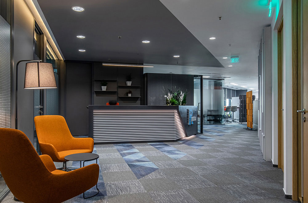 鄭州科技公司辦公室裝潢設(shè)計效果圖