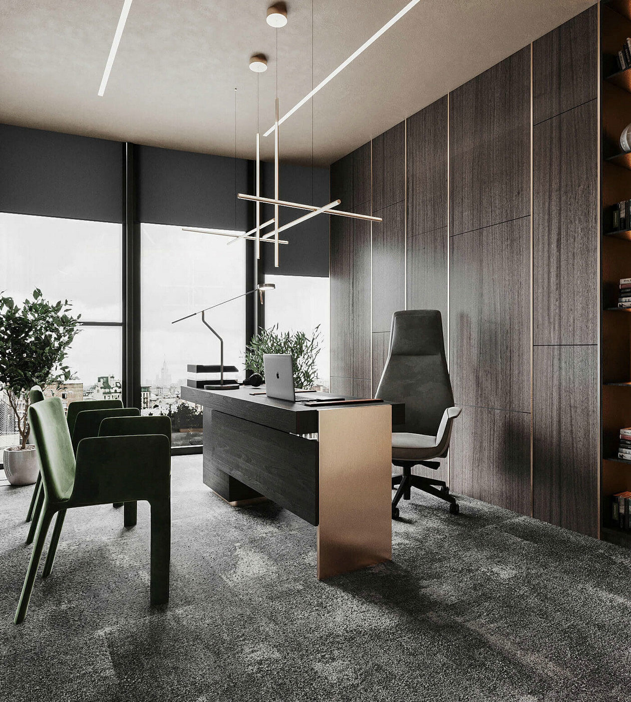 410㎡大型IT公司空間設(shè)計(jì)裝修效果圖