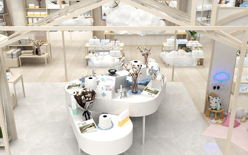 280平米母嬰品牌空間專(zhuān)賣(mài)店設(shè)計(jì)效果圖
