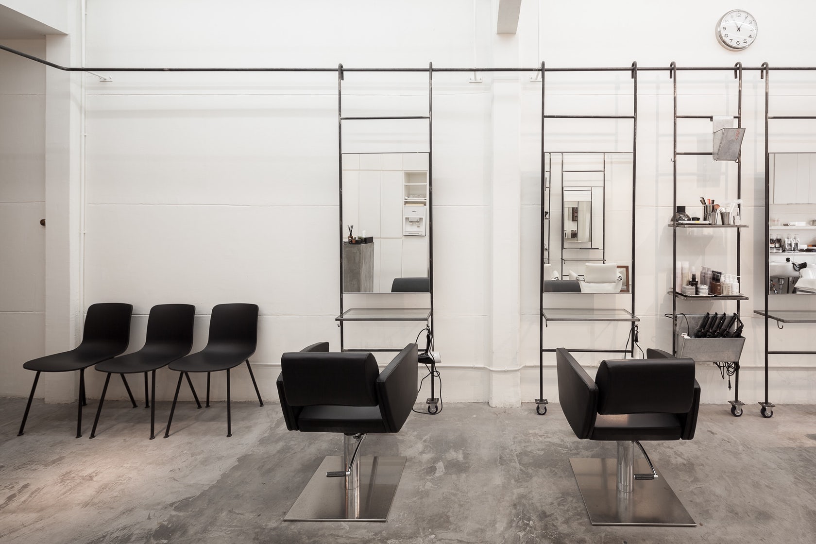 90平米理發(fā)店裝修設計效果圖