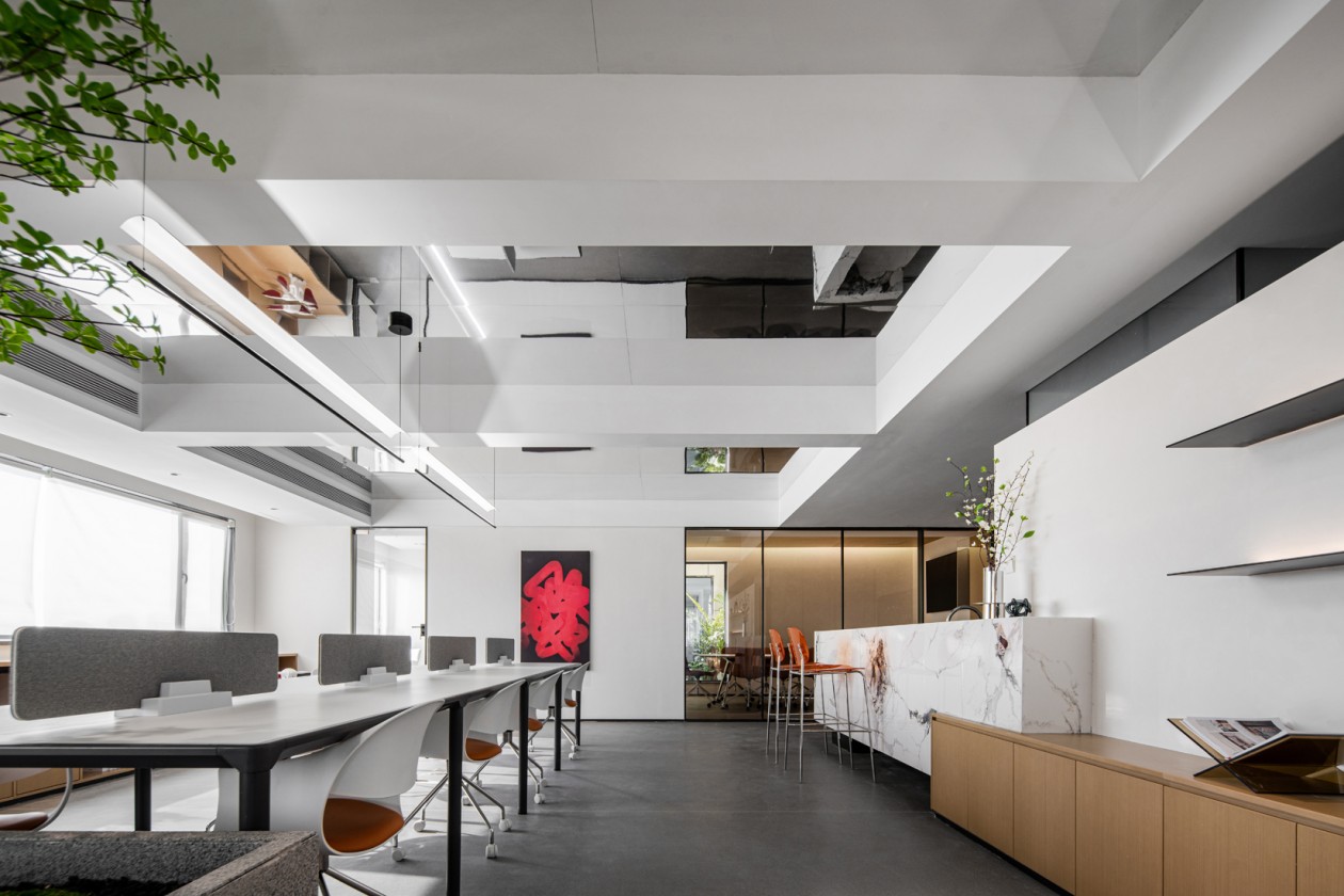 新鄉(xiāng)廠房辦公樓改造裝修設計效果圖