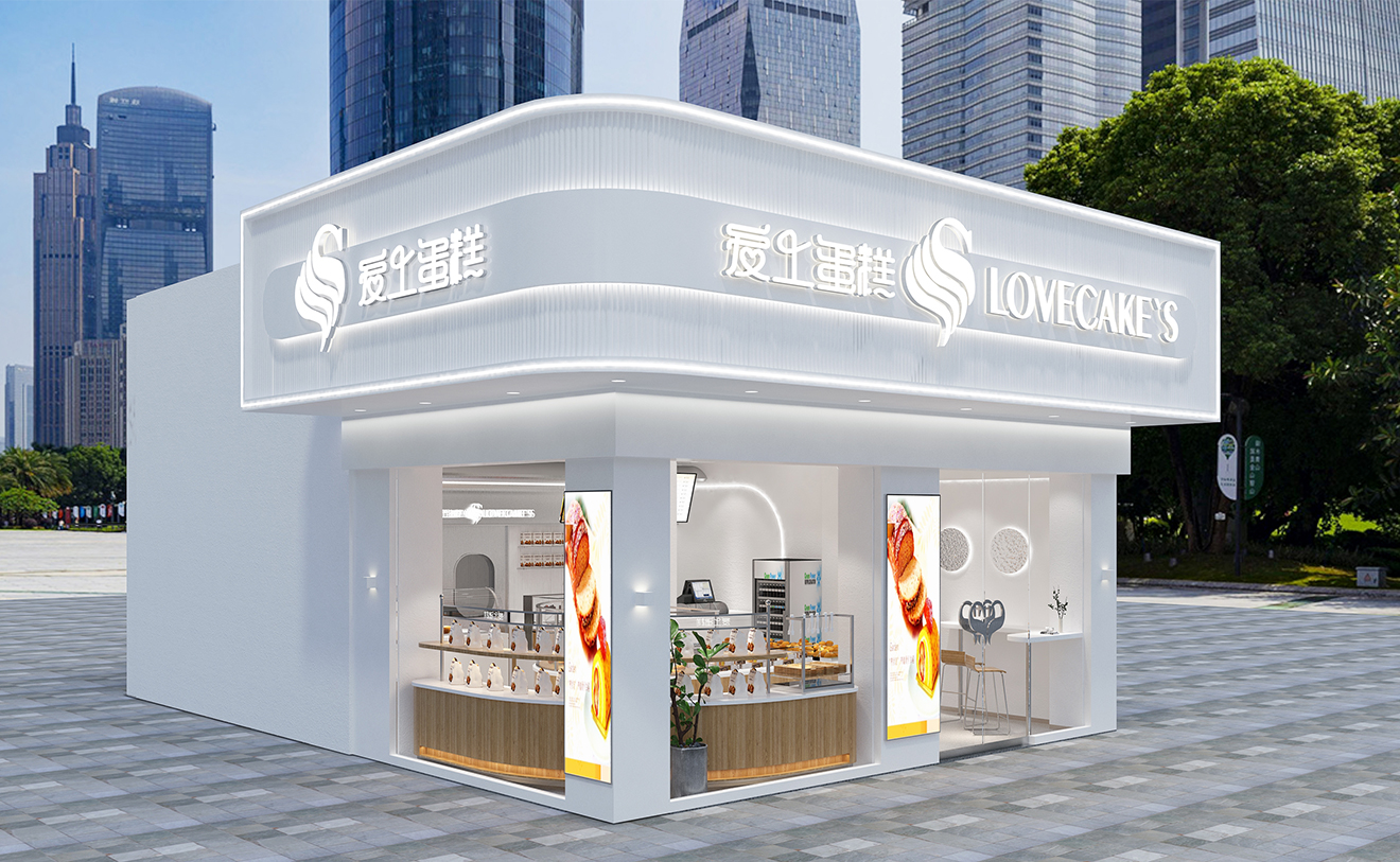 35平米蛋糕店面裝修設(shè)計效果圖