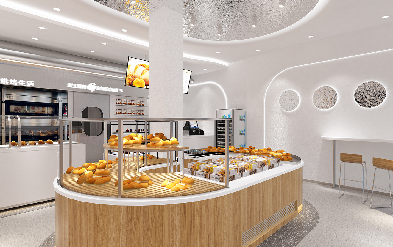 35平米蛋糕店面裝修設(shè)計效果圖