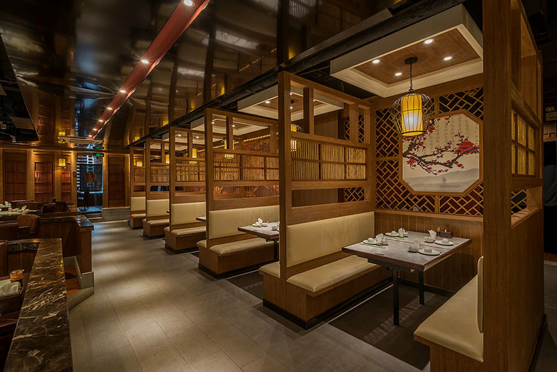 800平古典風(fēng)格餐廳裝修設(shè)計效果圖