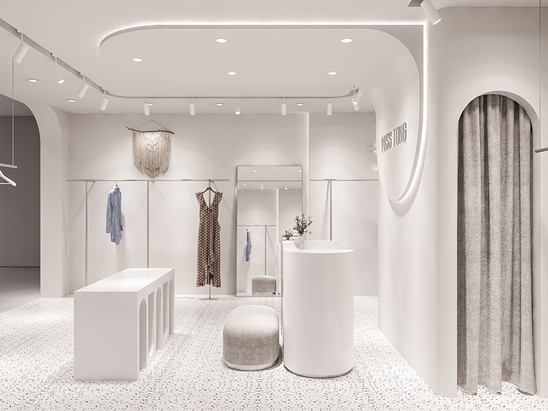 300平米現(xiàn)代服裝店裝修設(shè)計效果圖