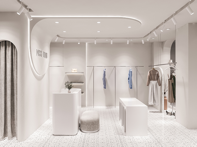 300平米現(xiàn)代服裝店裝修設(shè)計效果圖