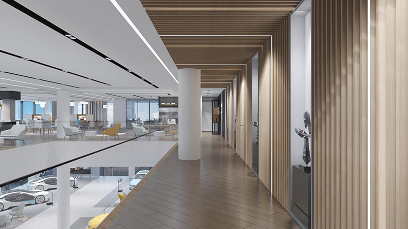 3200平米汽車展廳裝修設(shè)計效果圖