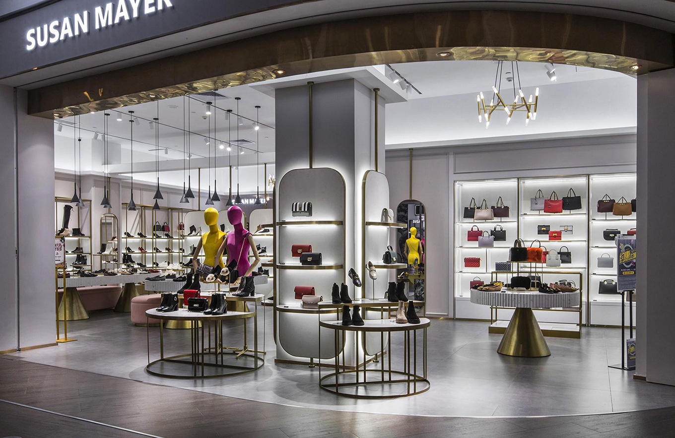 85平米女鞋專賣店設(shè)計(jì)效果圖