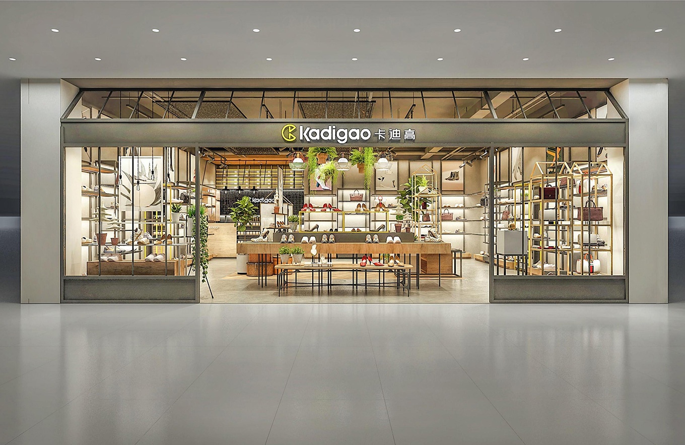 120平米女鞋專賣店設(shè)計(jì)效果圖