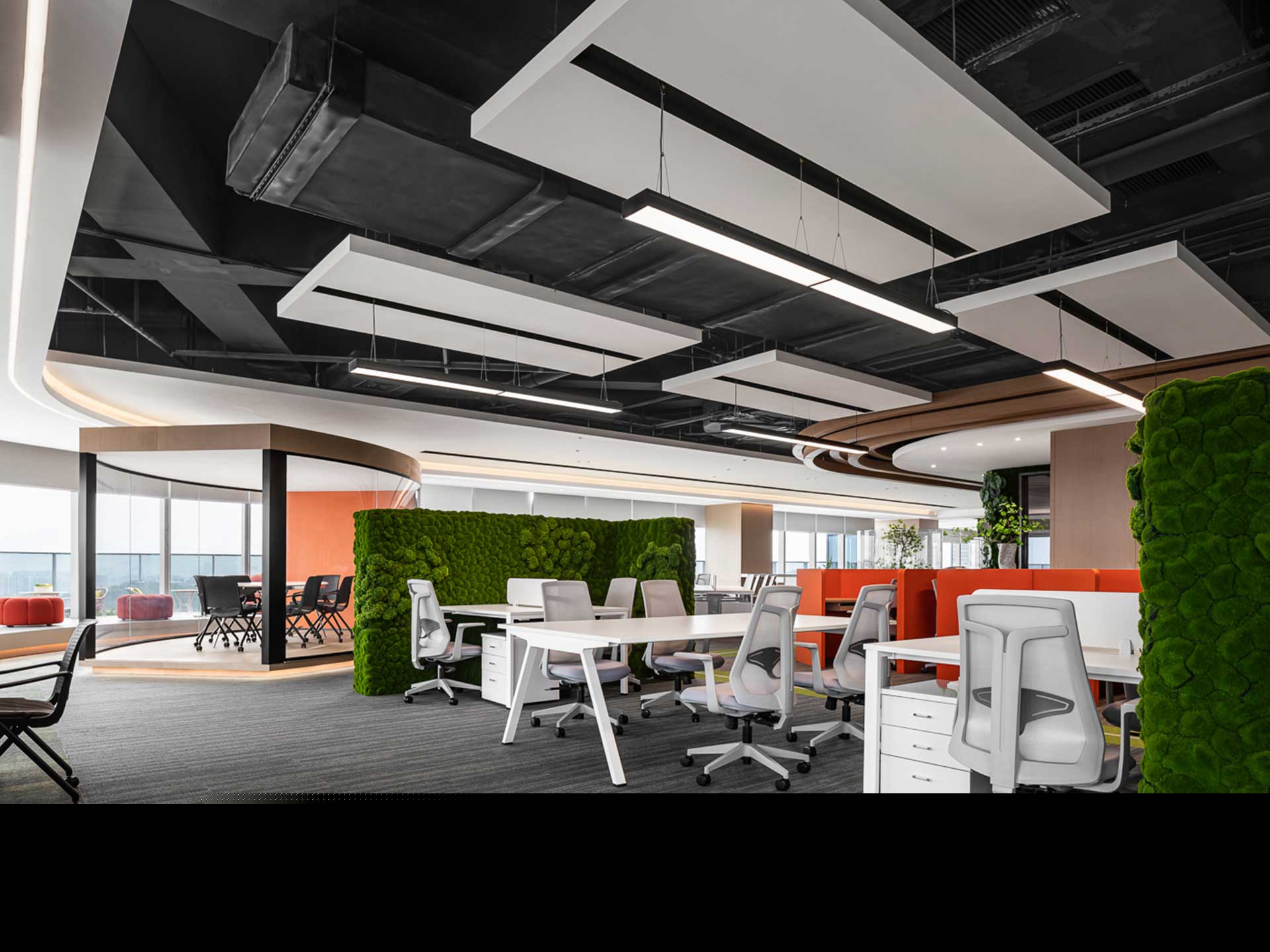 1050平米辦公室設計裝修效果圖