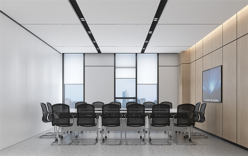 1600平米新鄉(xiāng)辦公室+車(chē)間裝修設(shè)計(jì)效果圖