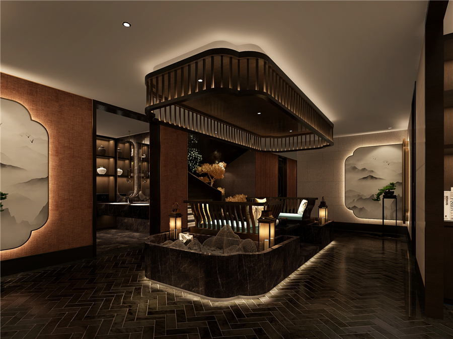 700平米足浴會(huì)所設(shè)計(jì)裝修效果圖